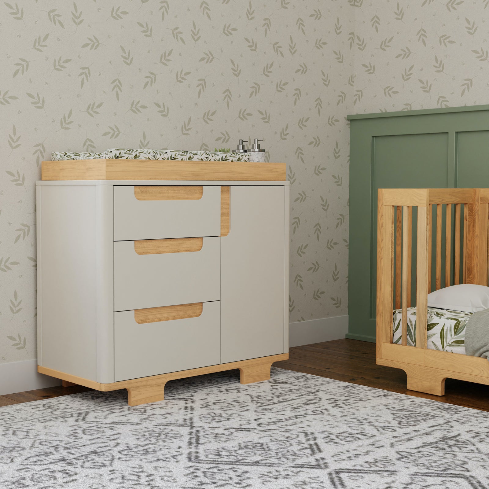 Yuzu 3-Drawer Compact Changer Dresser with Removable Changing Tray (41")