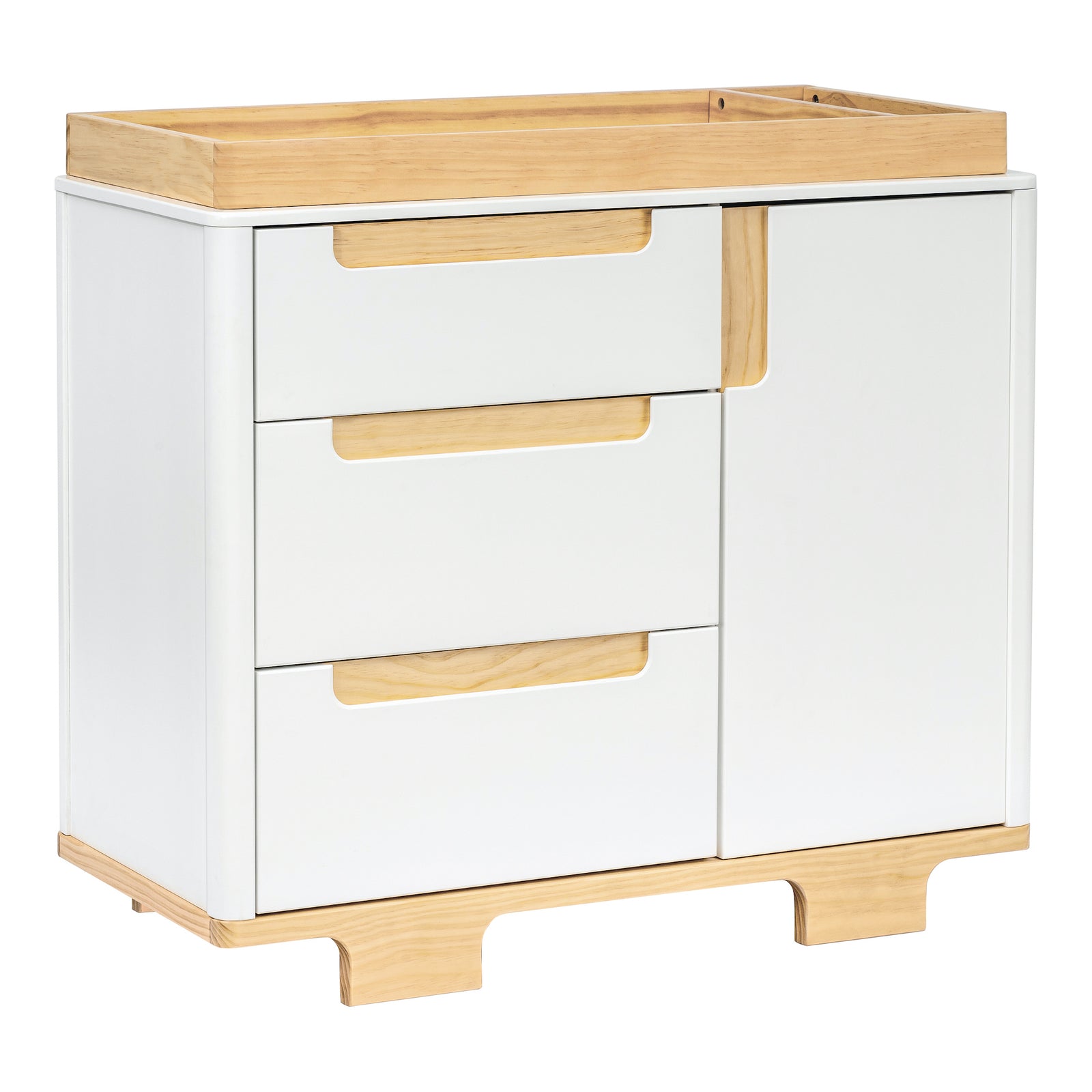 Yuzu 3-Drawer Compact Changer Dresser with Removable Changing Tray (41")