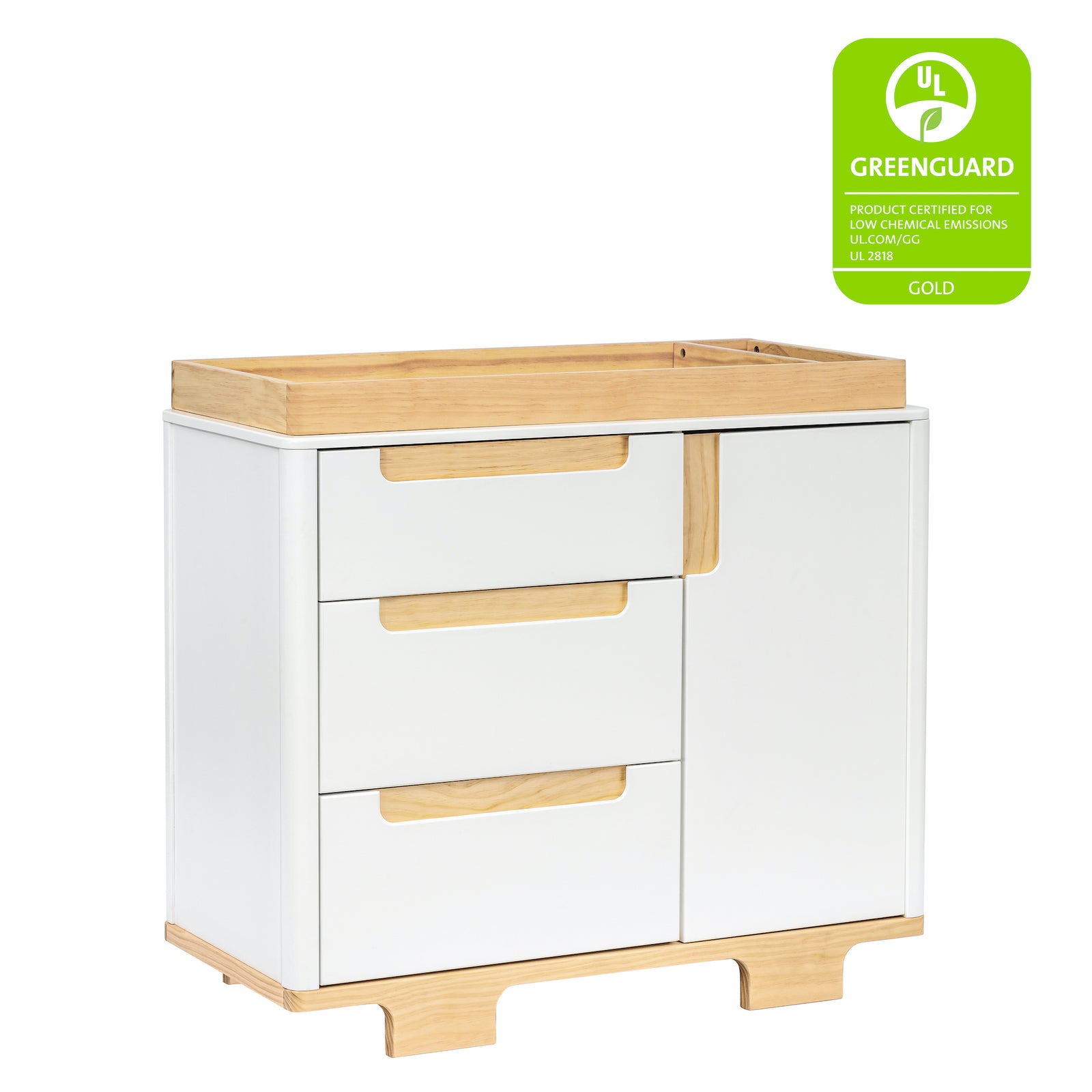 Yuzu 3-Drawer Compact Changer Dresser with Removable Changing Tray (41")