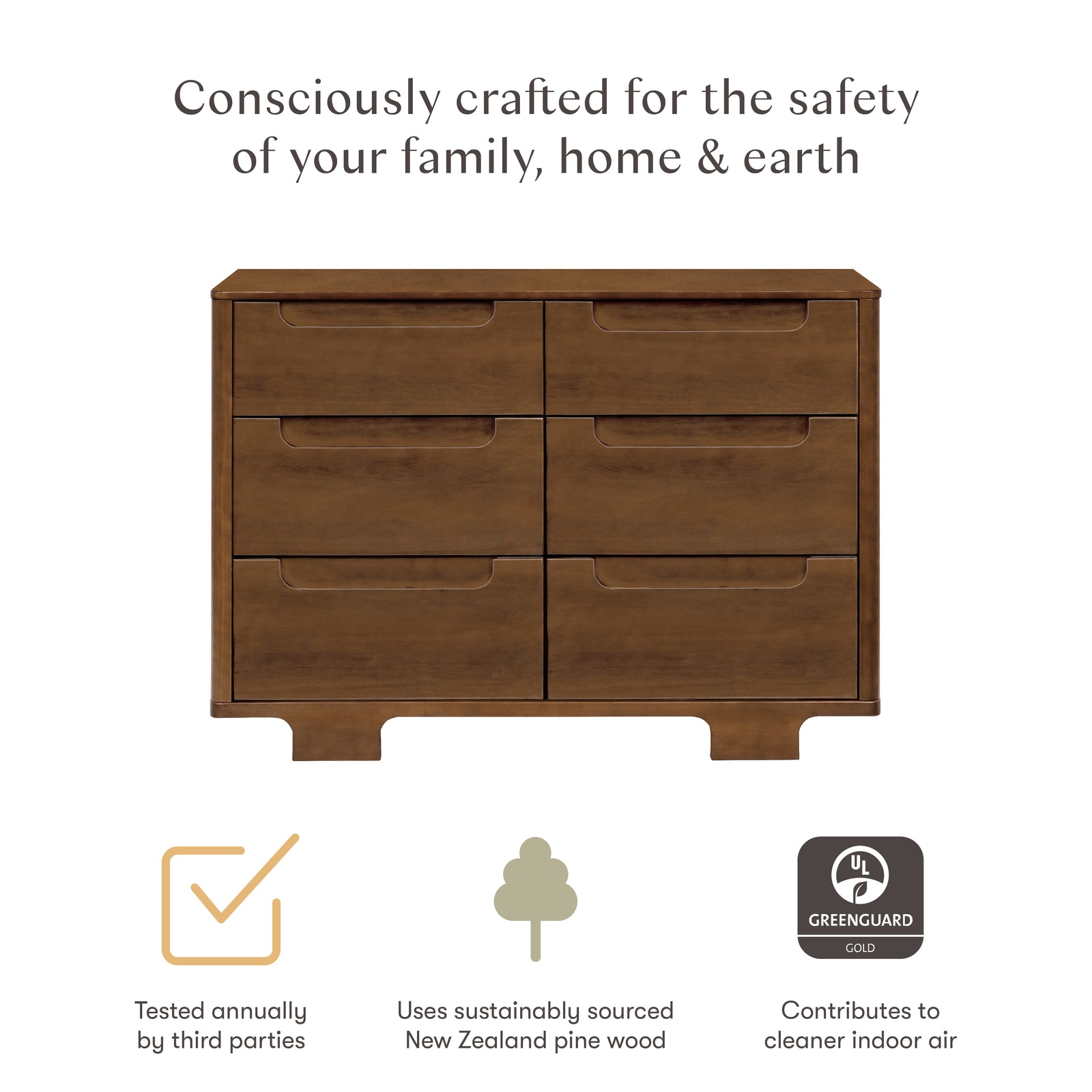 Yuzu 6-Drawer Dresser (48")