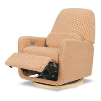 Arc Electronic Recliner + Swivel Glider - Velvet Checker