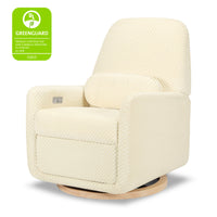 Arc Electronic Recliner + Swivel Glider - Velvet Checker