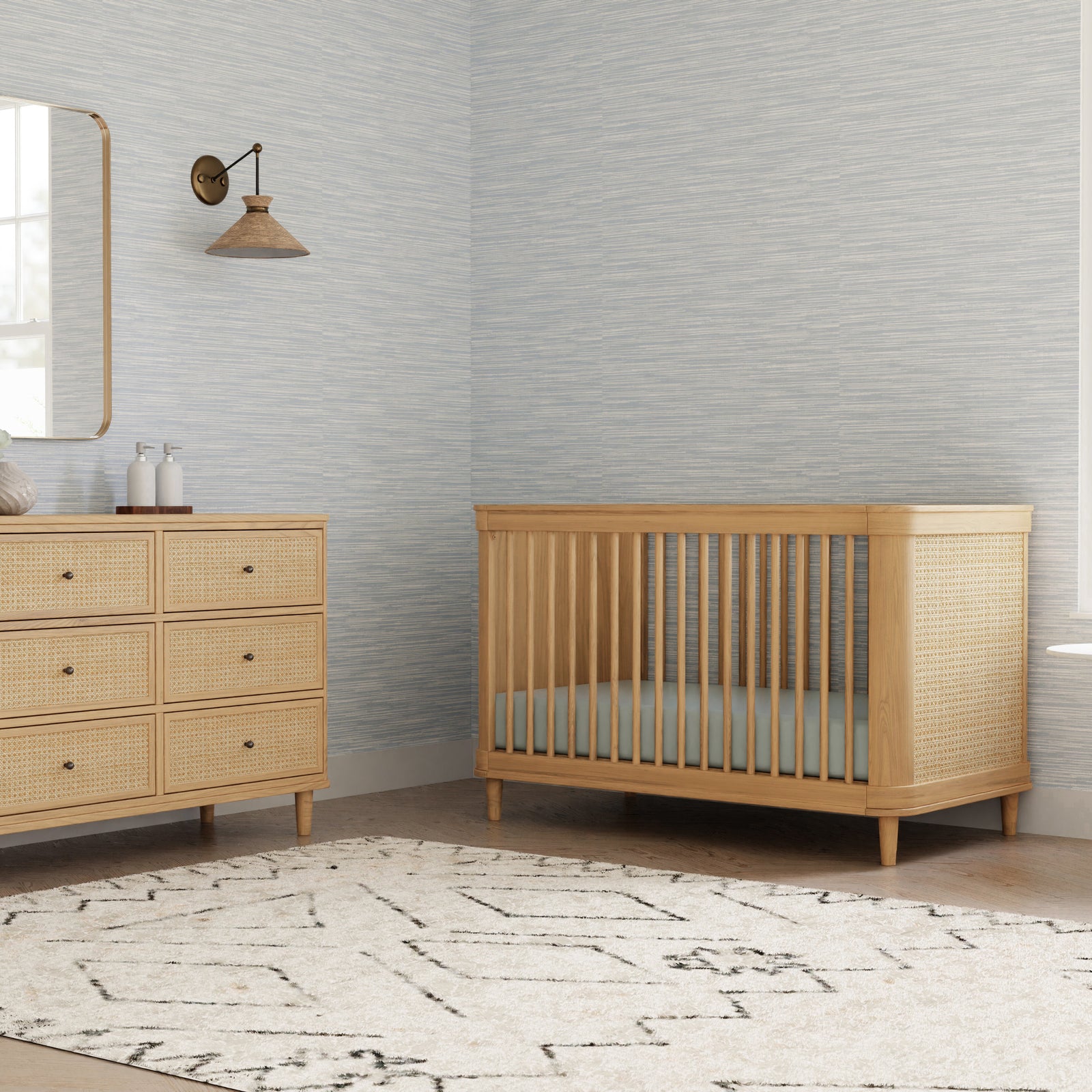 Marin Cane 3-in-1 Convertible Crib