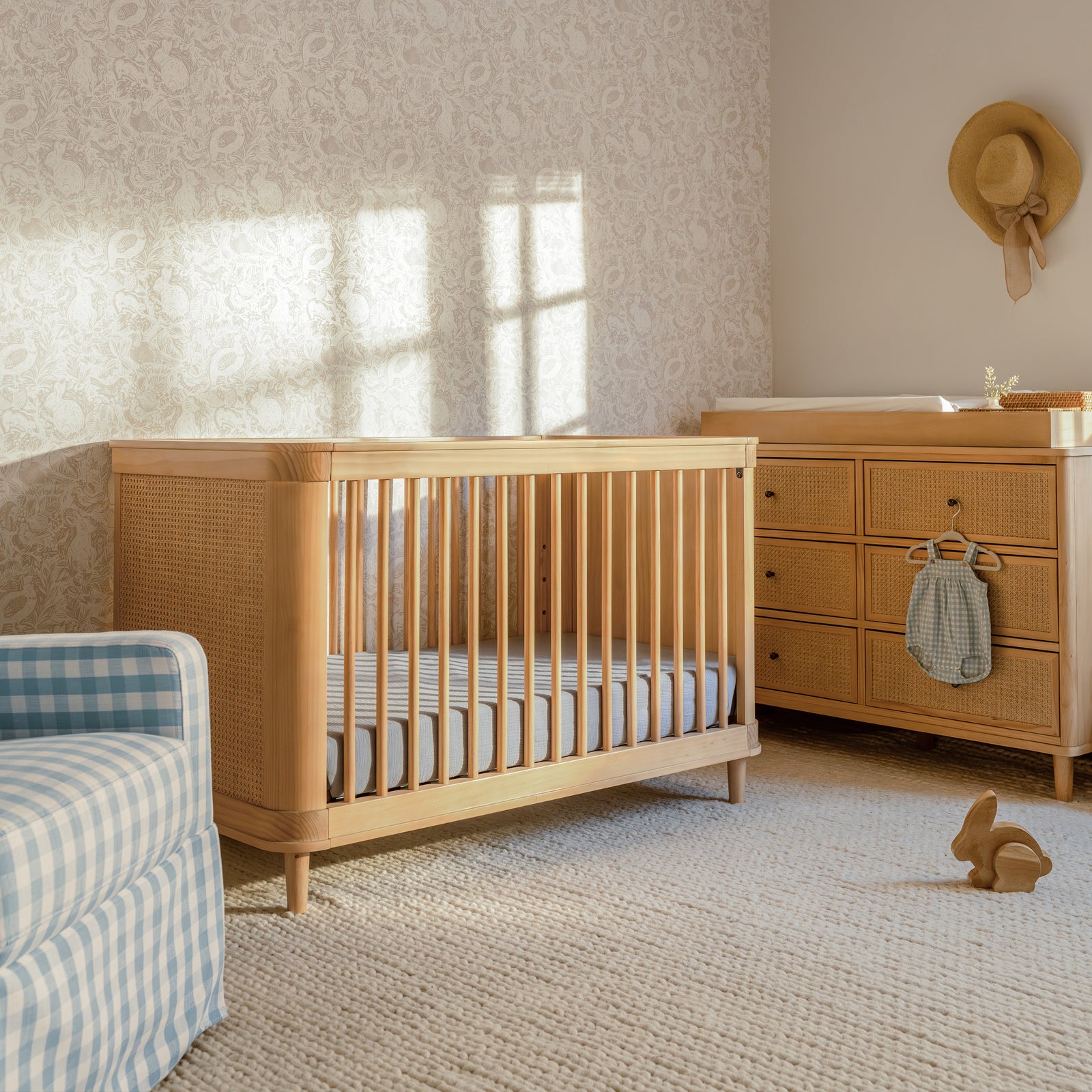 Marin Cane 3-in-1 Convertible Crib