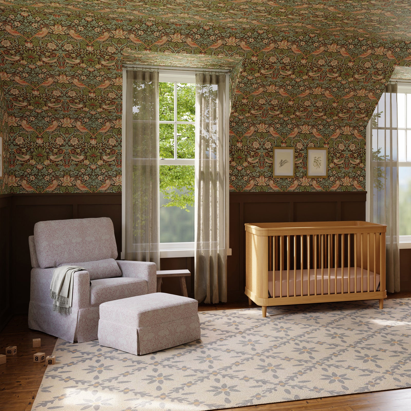 Marin Cane 3-in-1 Convertible Crib