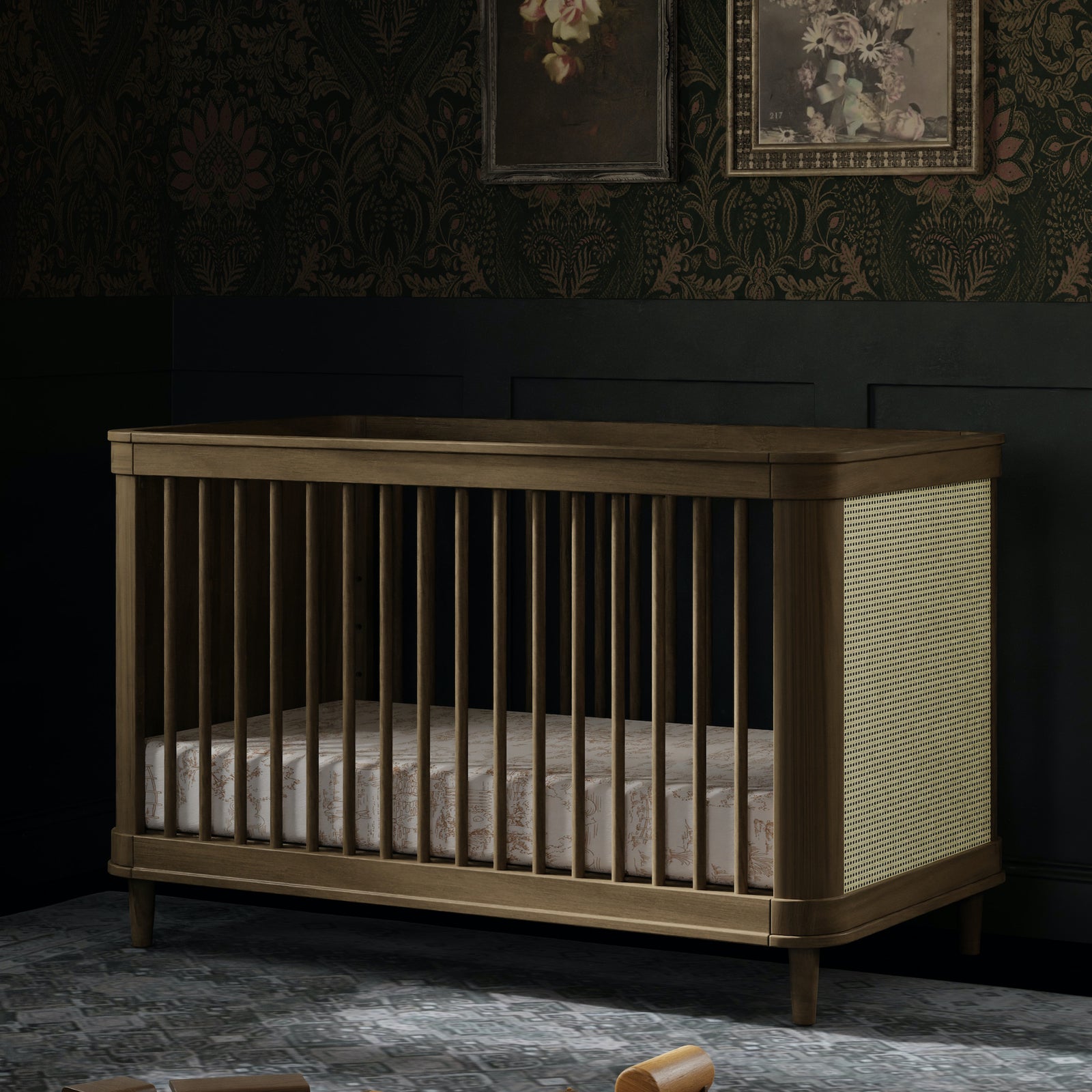 Marin Cane 3-in-1 Convertible Crib