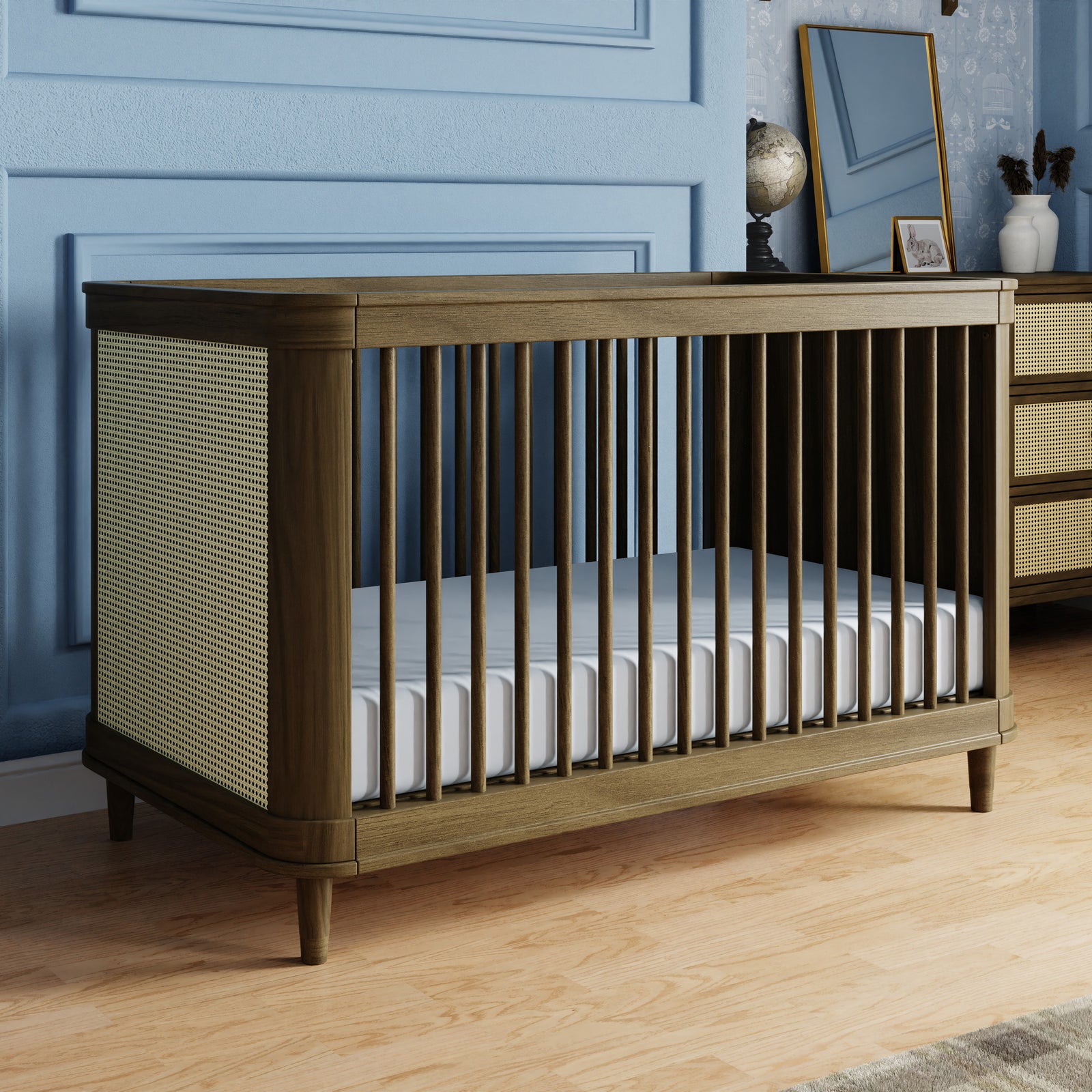 Marin Cane 3-in-1 Convertible Crib