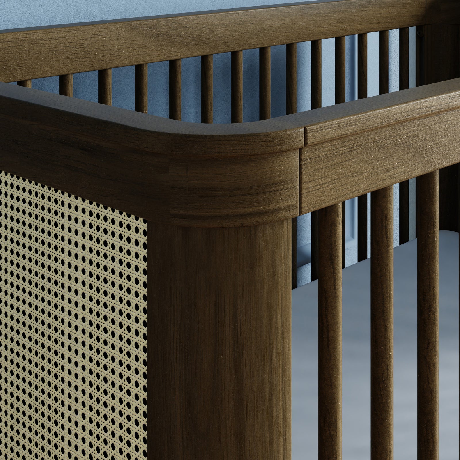 Marin Cane 3-in-1 Convertible Crib