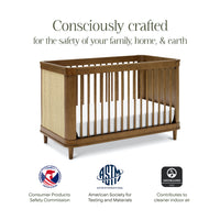 Marin Cane 3-in-1 Convertible Crib