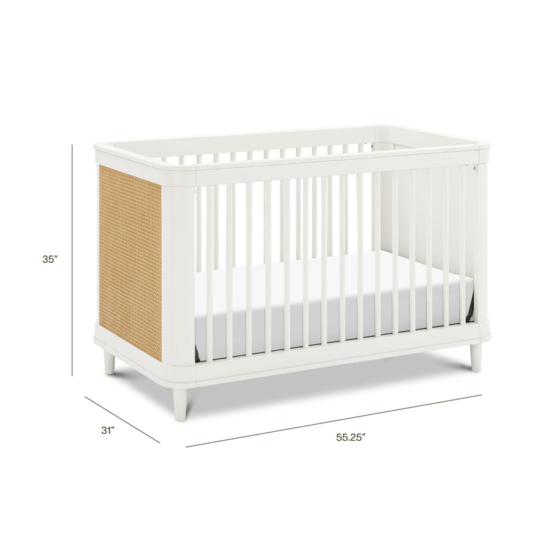 Marin Cane 3-in-1 Convertible Crib