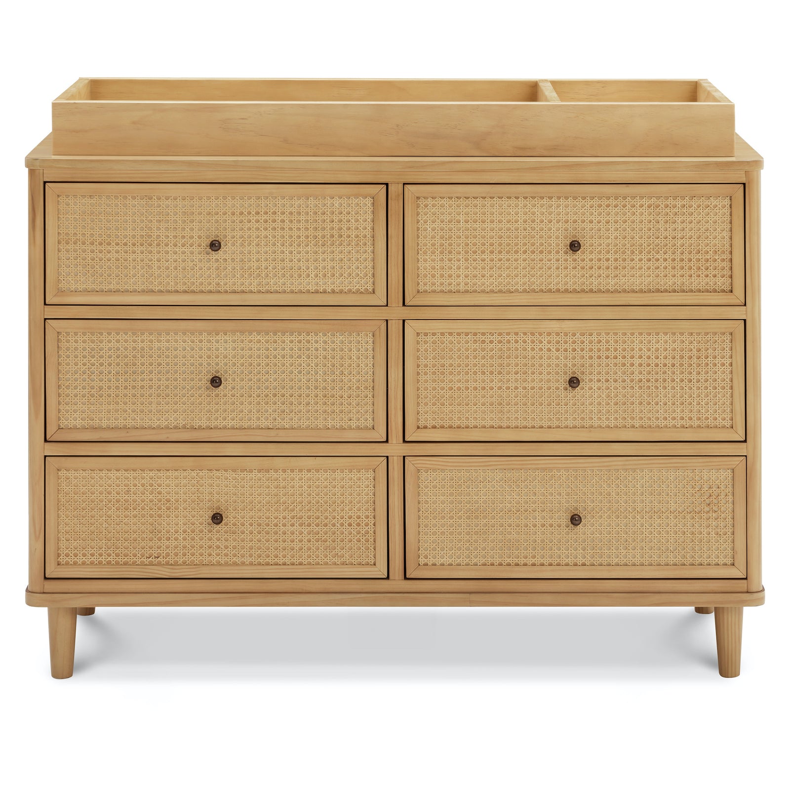 Marin Cane 6-Drawer Assembled Dresser