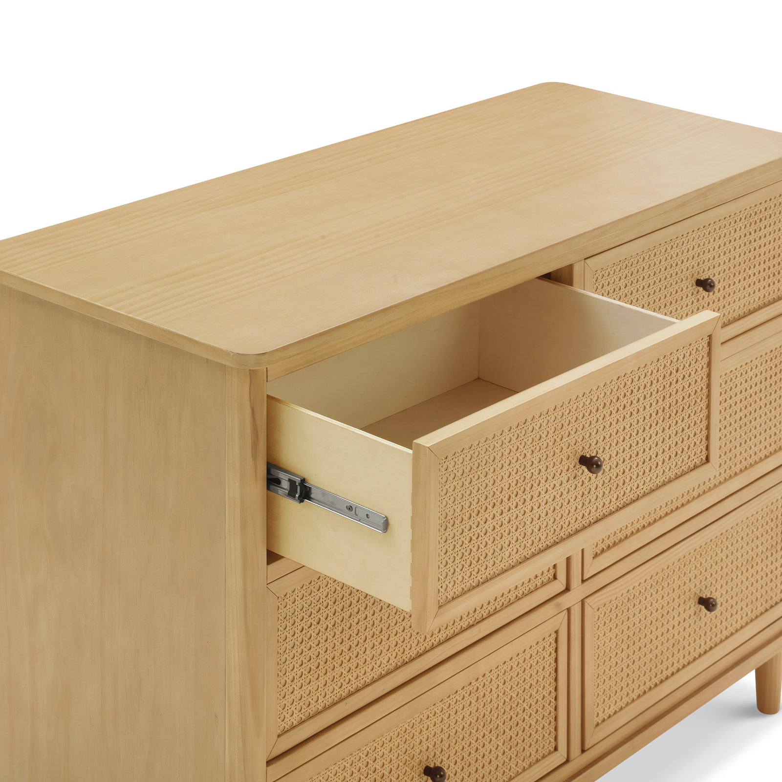 Marin Cane 6-Drawer Assembled Dresser