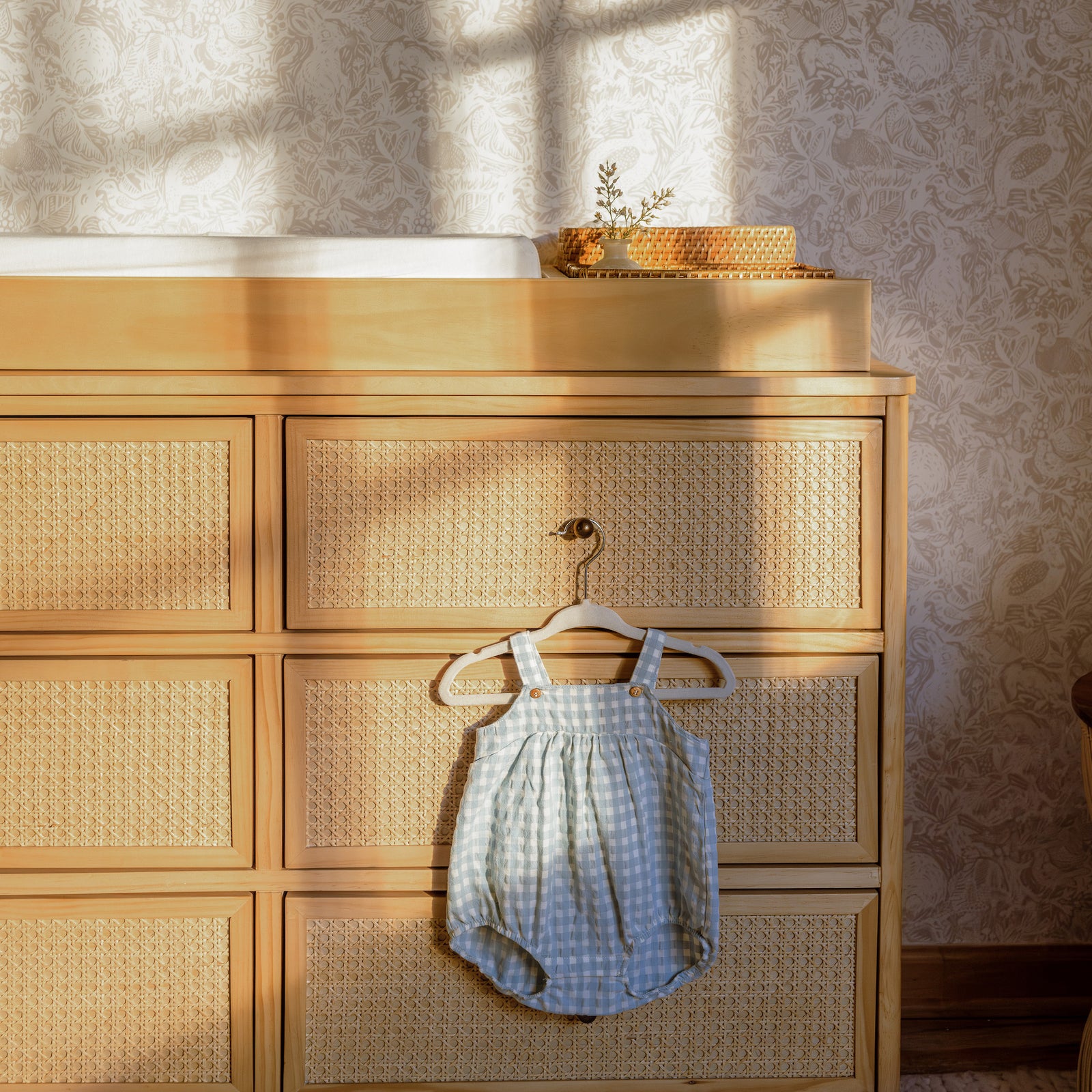 Marin Cane 6-Drawer Assembled Dresser