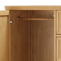 Marin with Cane Chifforobe in Honey