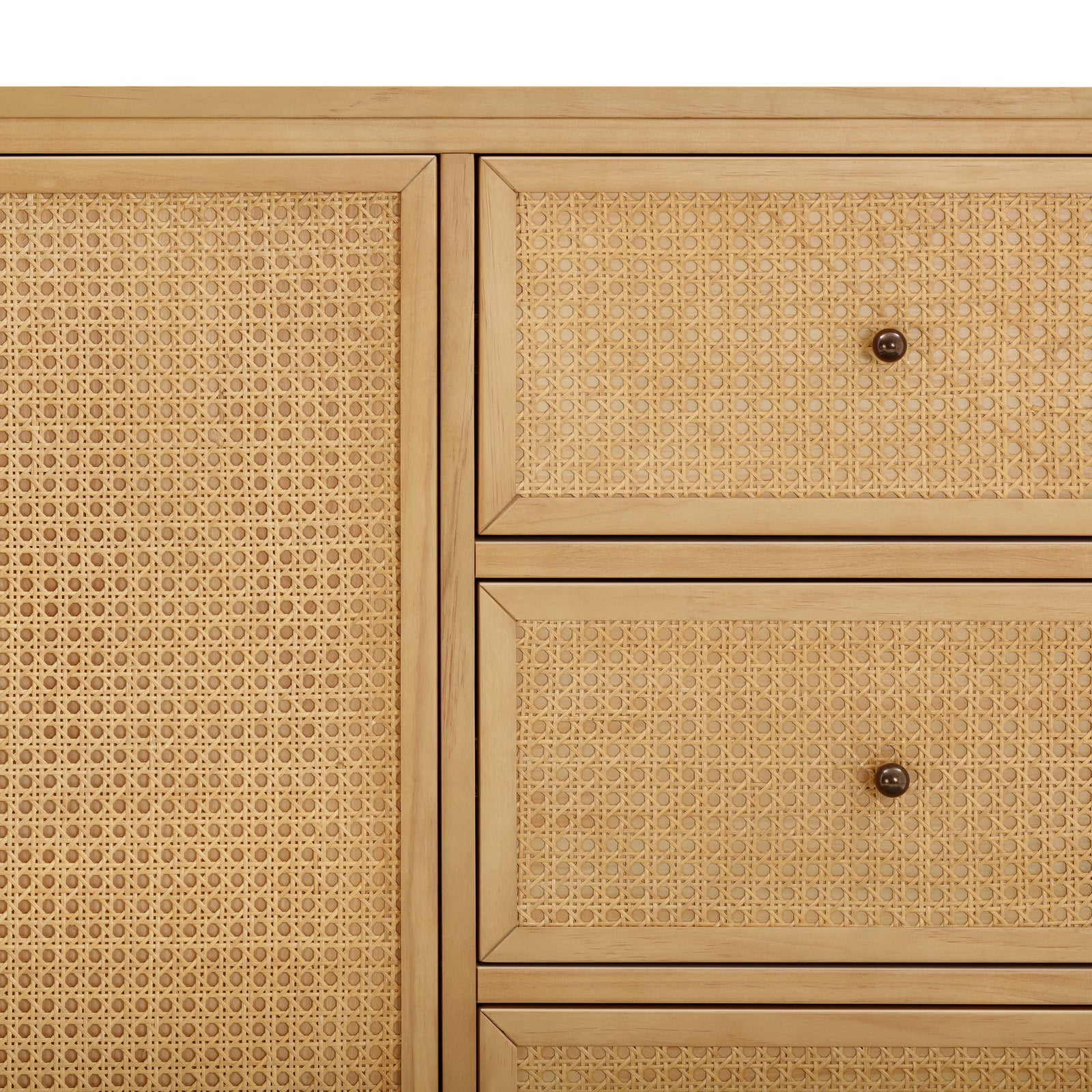 Marin with Cane Chifforobe in Honey