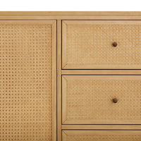 Marin with Cane Chifforobe in Honey