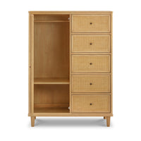 Marin with Cane Chifforobe in Honey