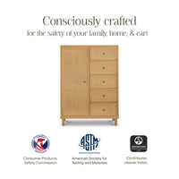 Marin with Cane Chifforobe in Honey