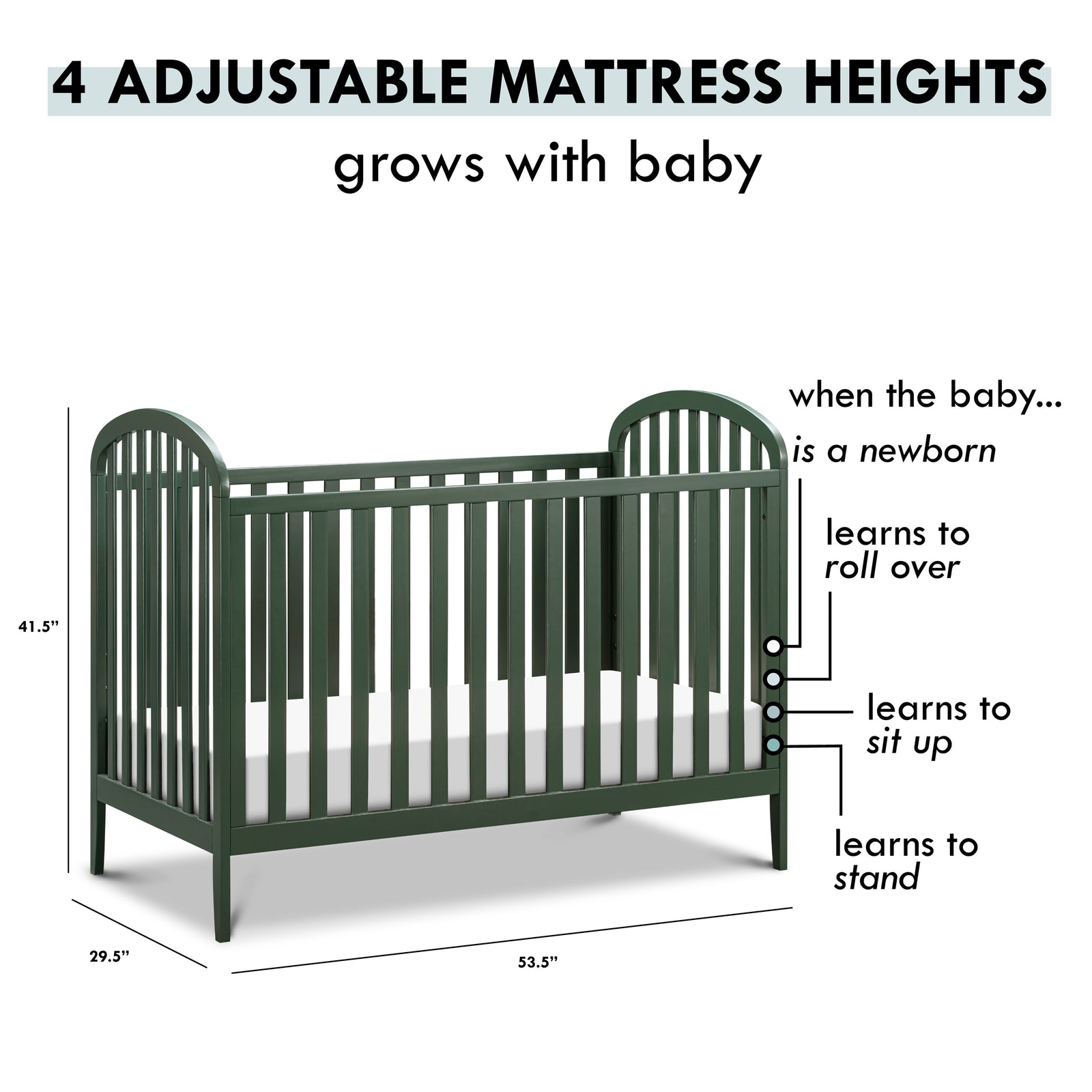 Beau 3-in-1 Convertible Crib