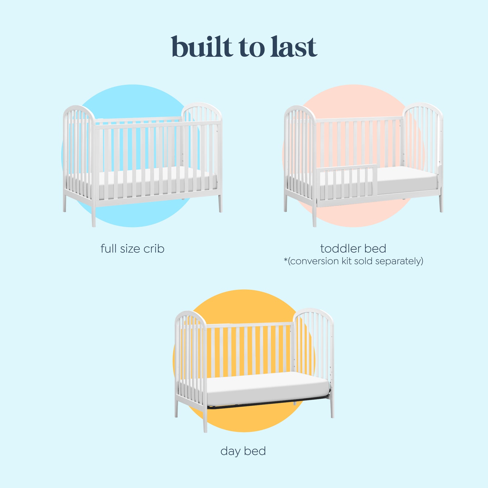 Beau 3-in-1 Convertible Crib