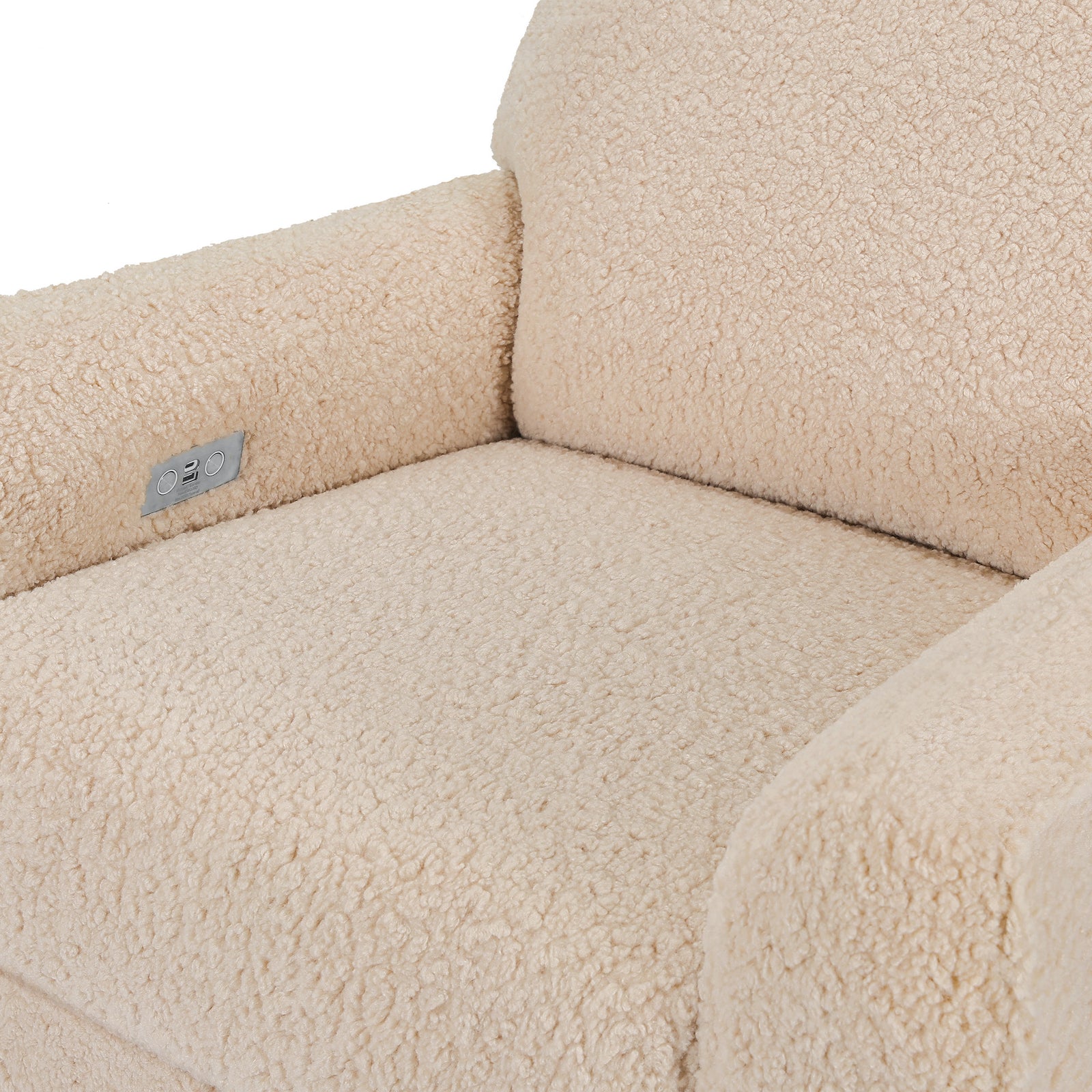 Sunday Power Recliner + Swivel Glider | Chai Shearling