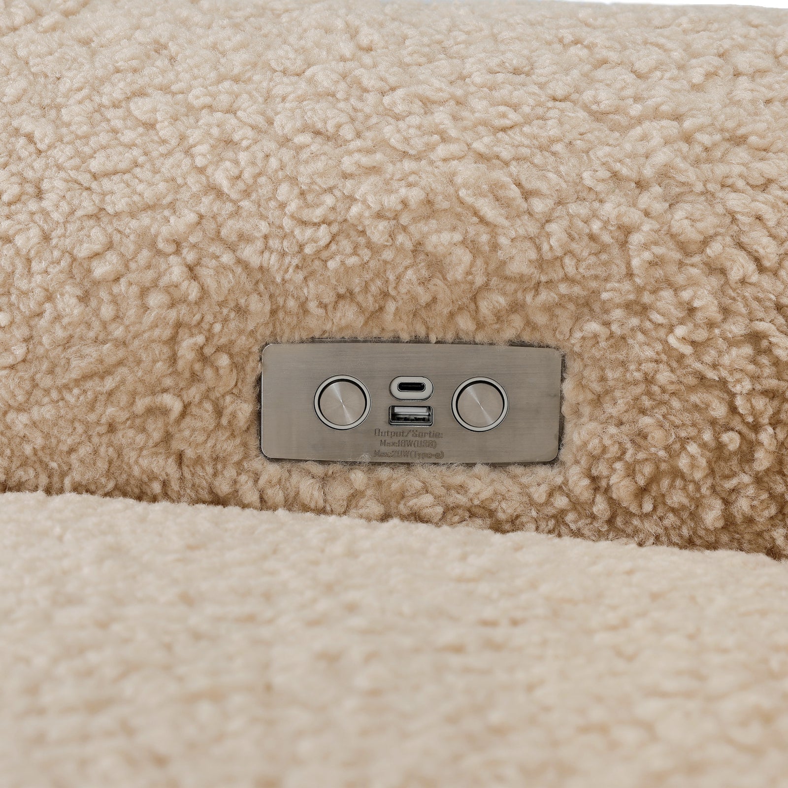 Sunday Power Recliner + Swivel Glider | Chai Shearling