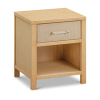 Eloise Nightstand in Honey and Performance Sand Eco-Weave