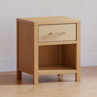 Eloise Nightstand in Honey and Performance Sand Eco-Weave