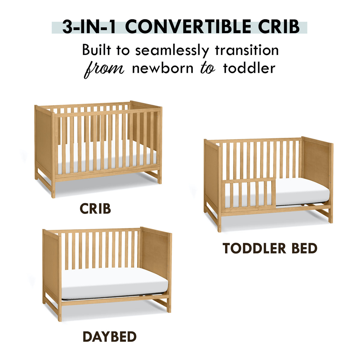 Margot 3-in-1 Convertible Crib