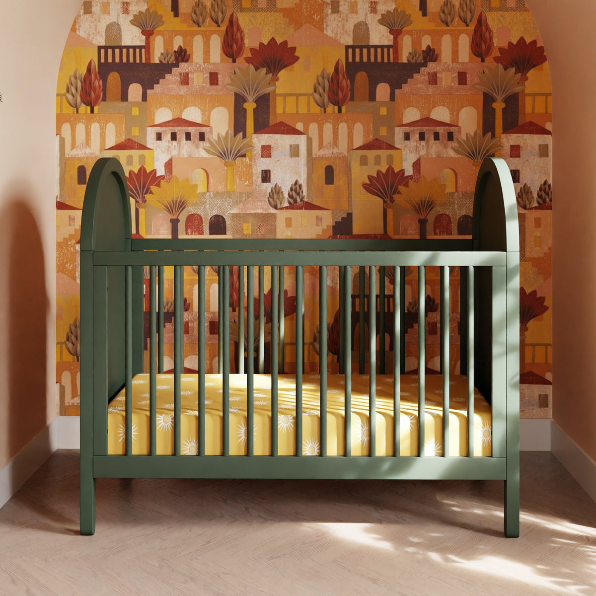 Bondi Cane 3-in-1 Convertible Crib with Toddler Bed Conversion Kit