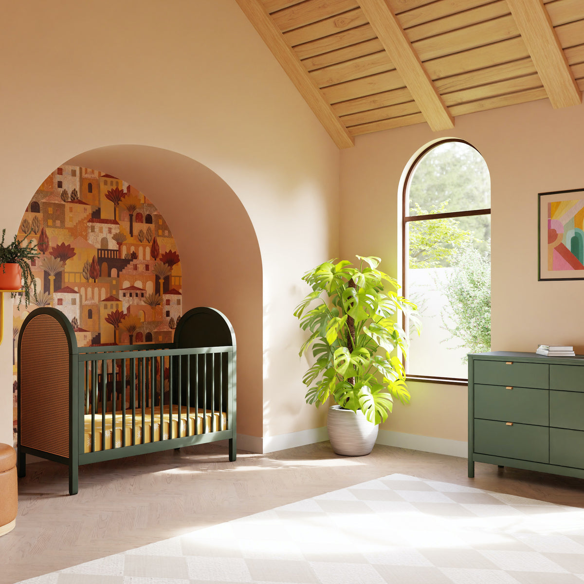 Bondi Cane 3-in-1 Convertible Crib with Toddler Bed Conversion Kit