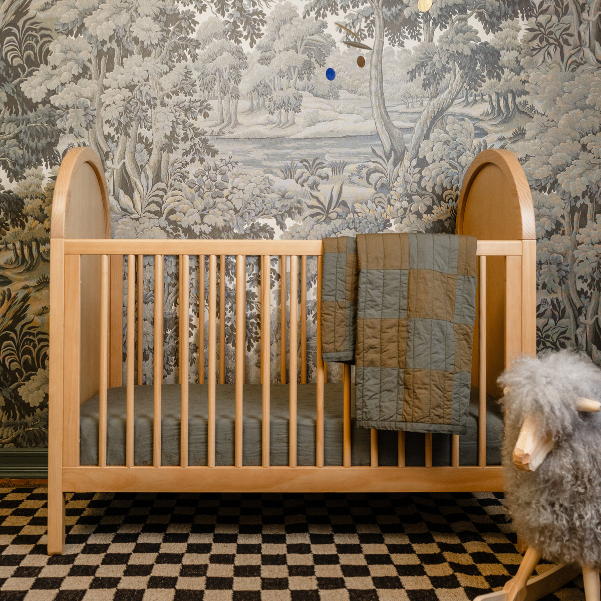 Bondi Cane 3-in-1 Convertible Crib with Toddler Bed Conversion Kit