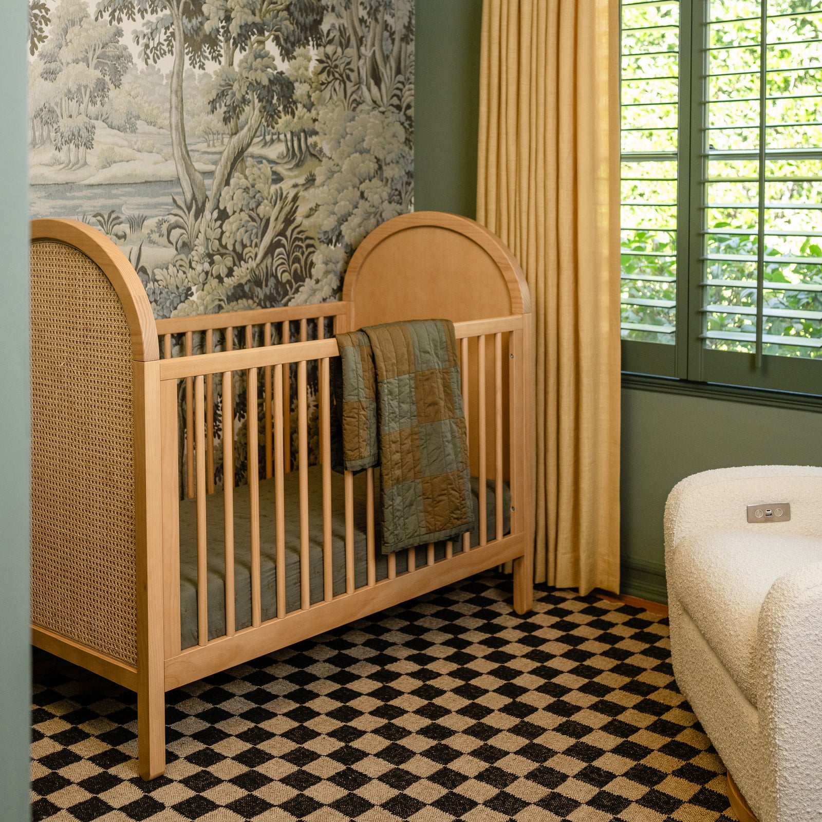 Bondi Cane 3-in-1 Convertible Crib with Toddler Bed Conversion Kit