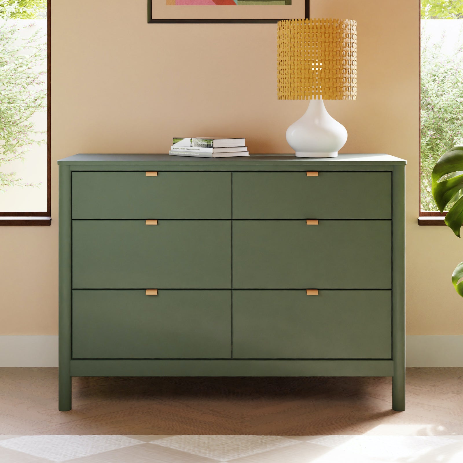 Bondi 6-Drawer Assembled Dresser (48")