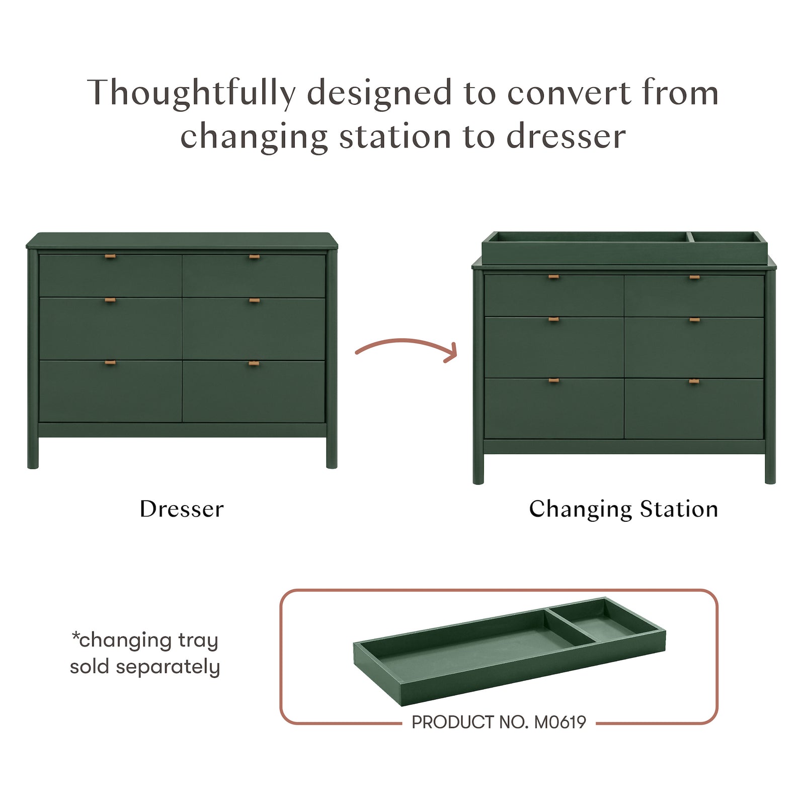 Bondi 6-Drawer Assembled Dresser (48")