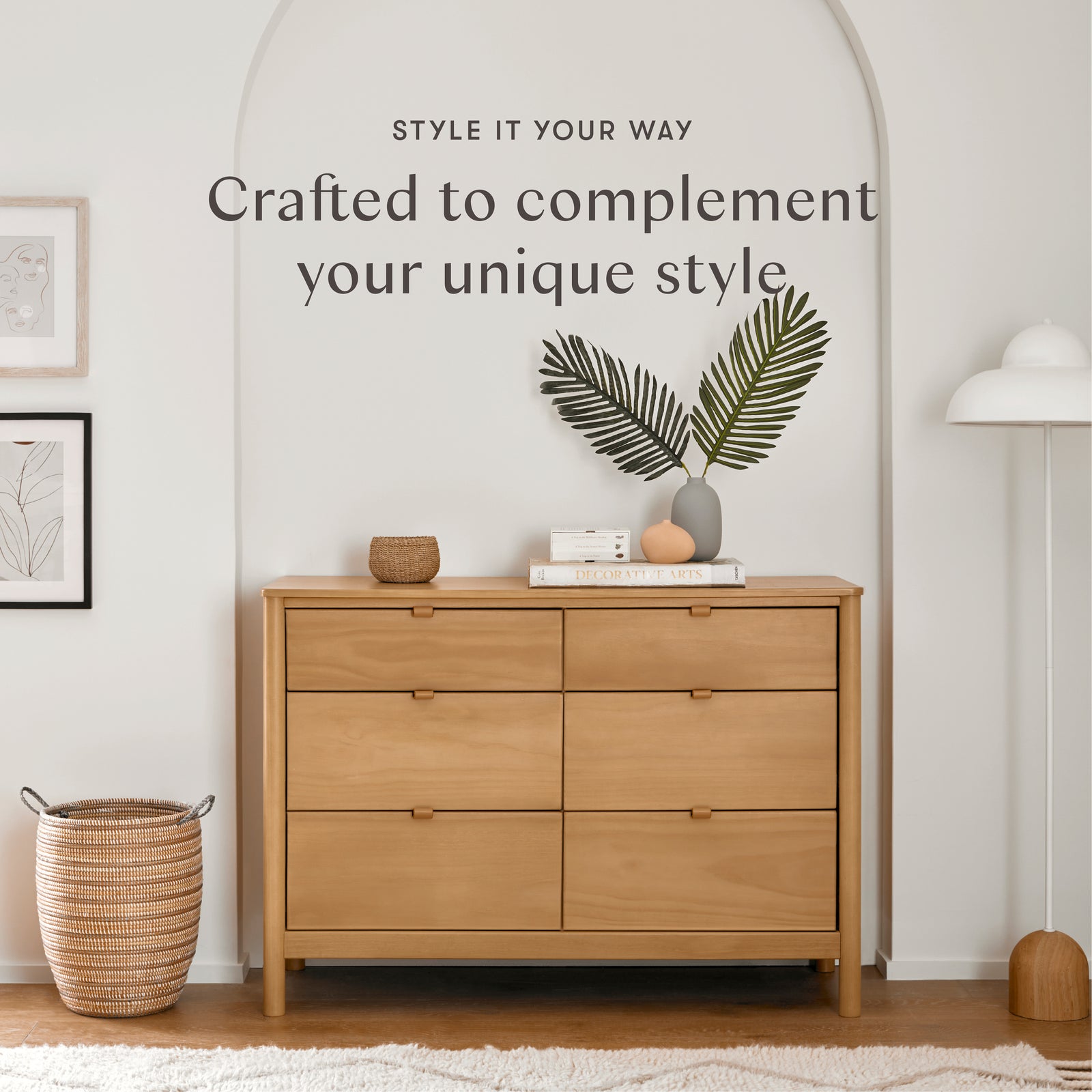 Bondi 6-Drawer Assembled Dresser (48")