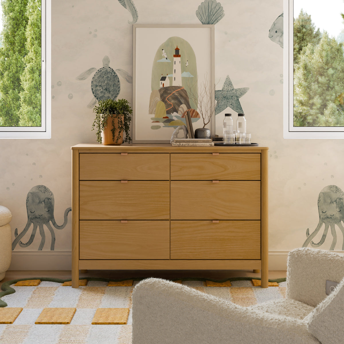 Bondi 6-Drawer Assembled Dresser (48")