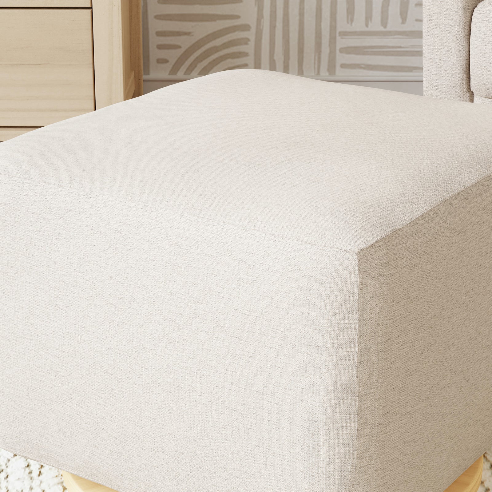 Kiwi Gliding Ottoman | Eco-Performance Fabric