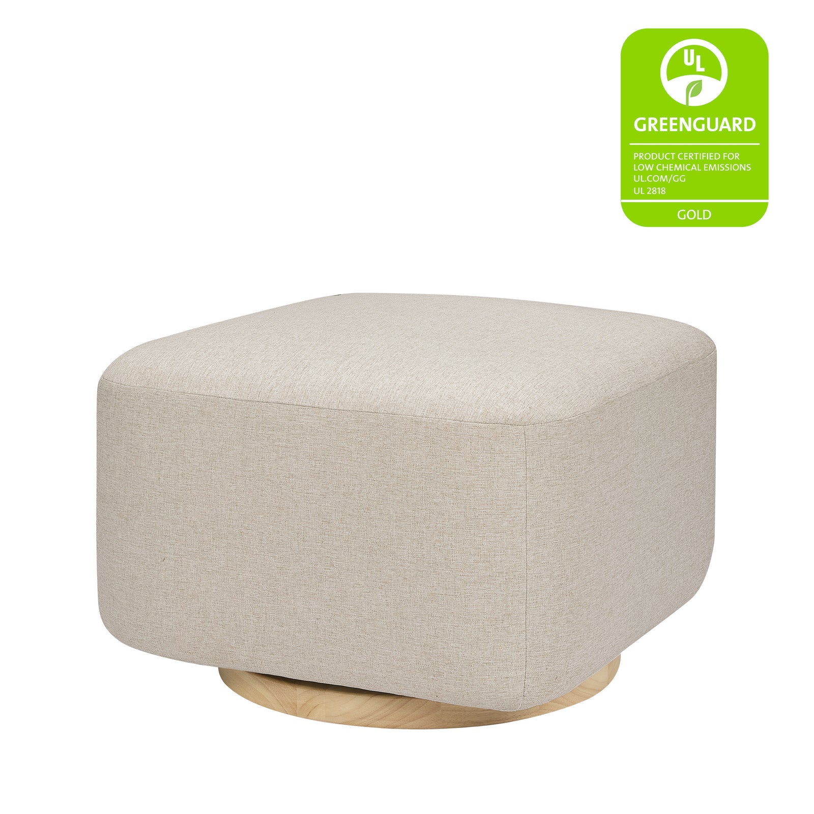 Kiwi Gliding Ottoman | Eco-Performance Fabric