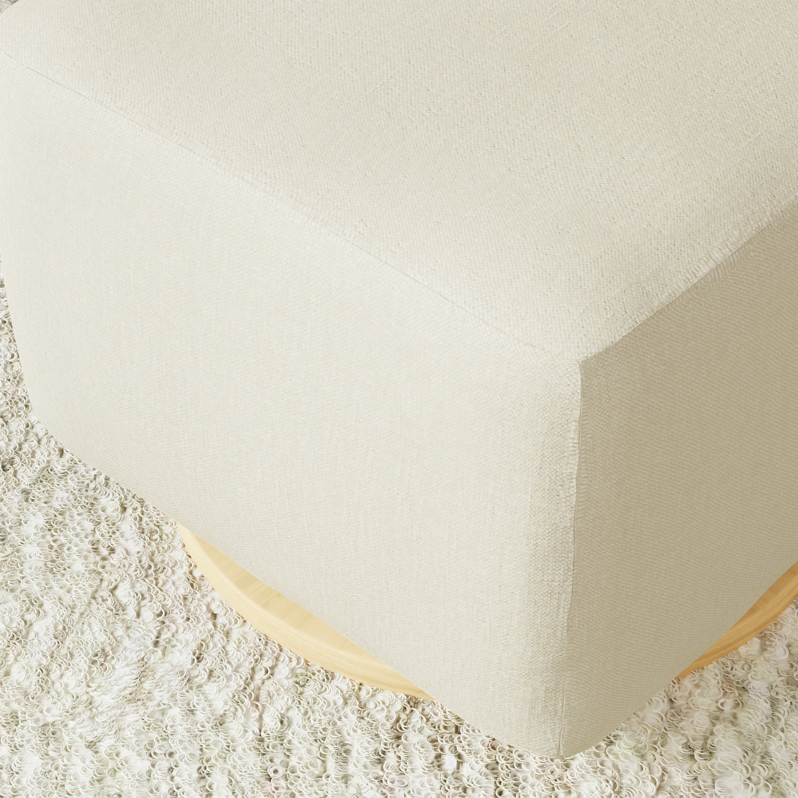 Kiwi Gliding Ottoman | Eco-Performance Fabric