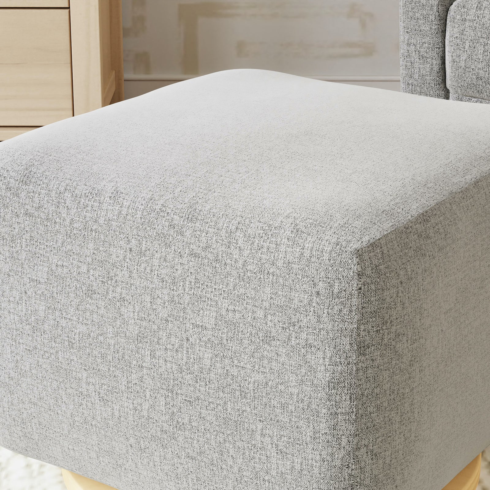 Kiwi Gliding Ottoman | Eco-Performance Fabric