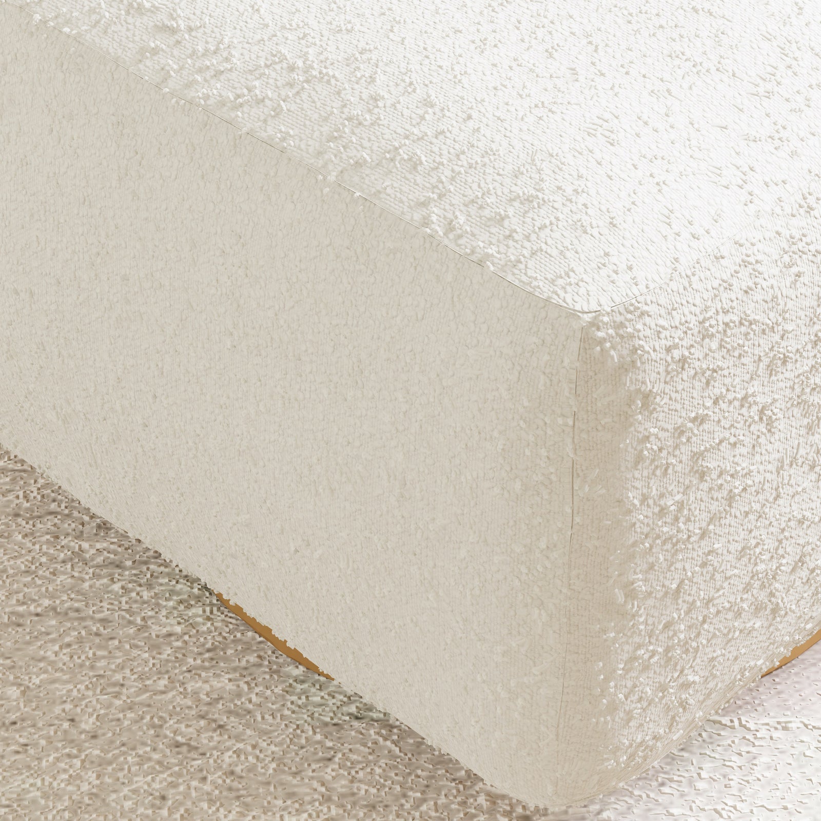 Kiwi Gliding Ottoman | Boucle