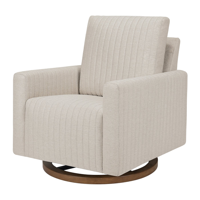 Poe Channeled Swivel Glider in Eco-Performance Fabric