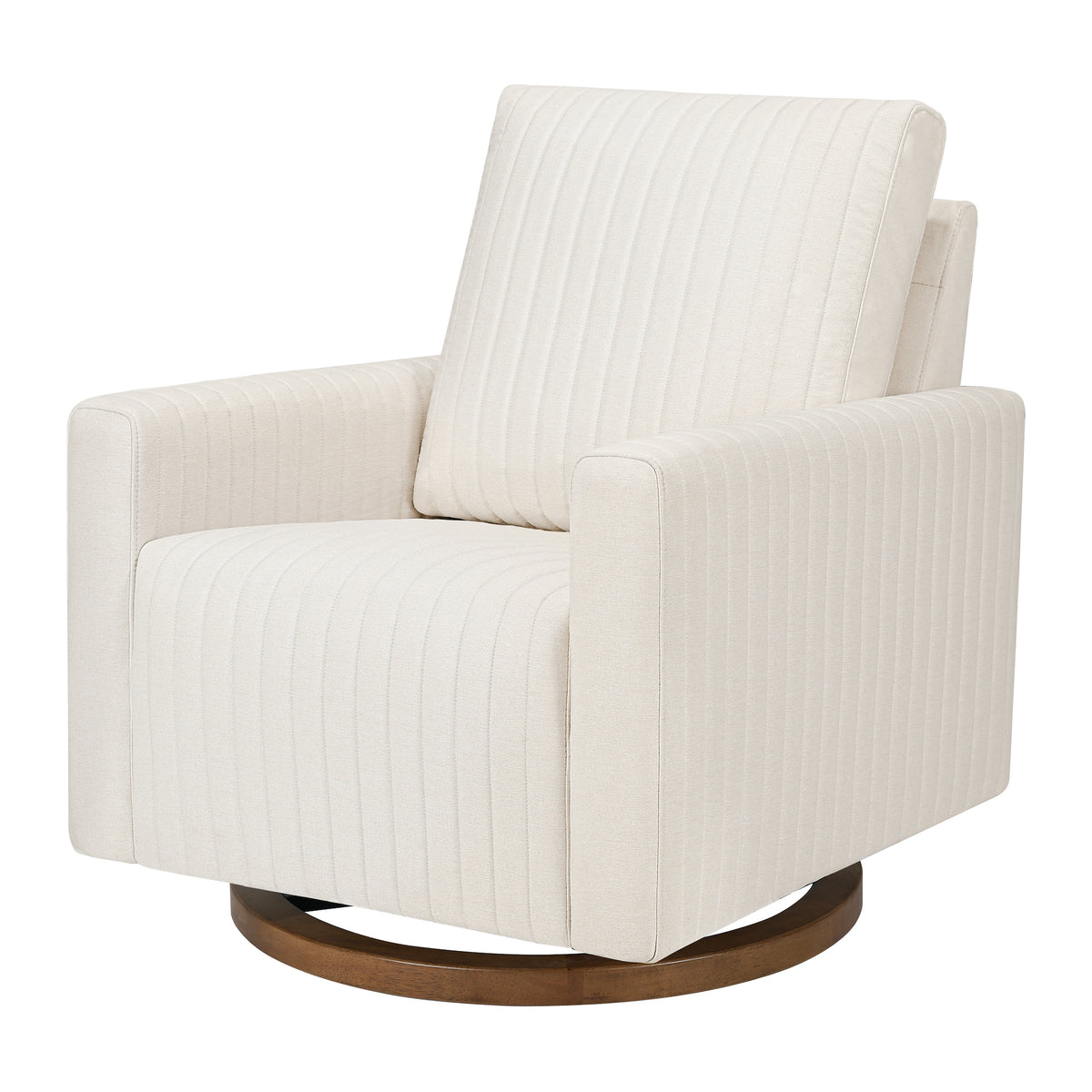 Poe Channeled Swivel Glider in Eco-Performance Fabric