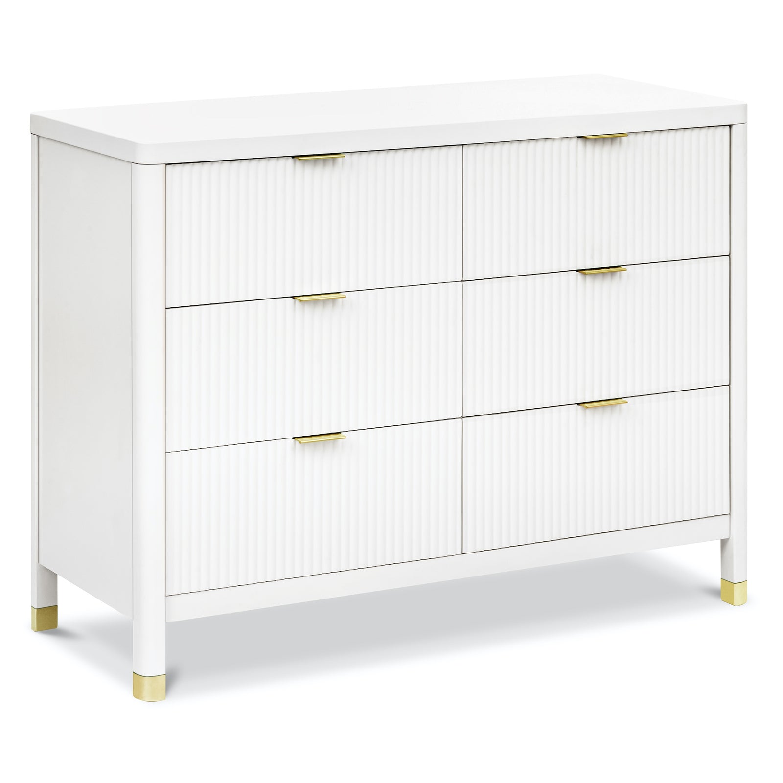 Brimsley Tambour 6-Drawer Assembled Dresser