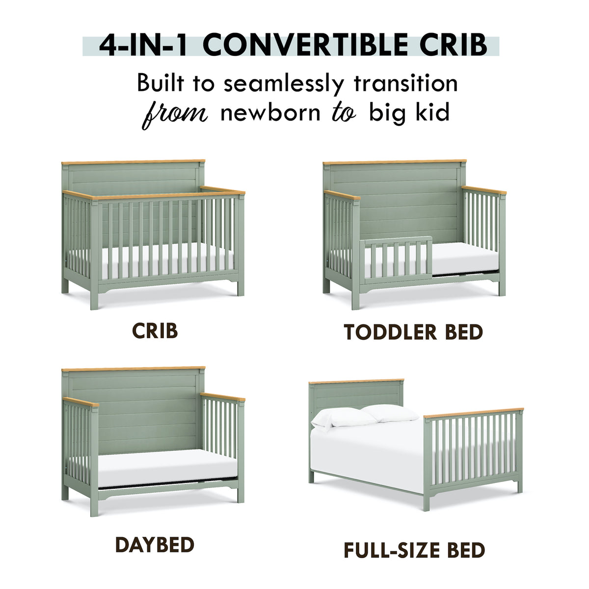 Shea 4-in-1 Convertible Crib