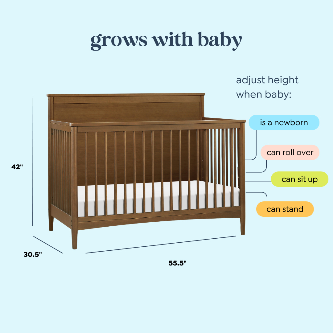 Frem 4-in-1 Convertible Crib