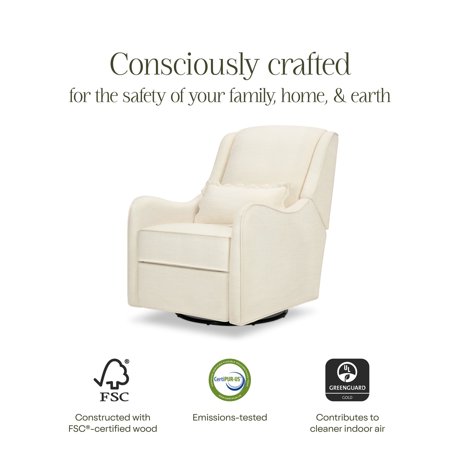 Devon Recliner + Swivel Glider