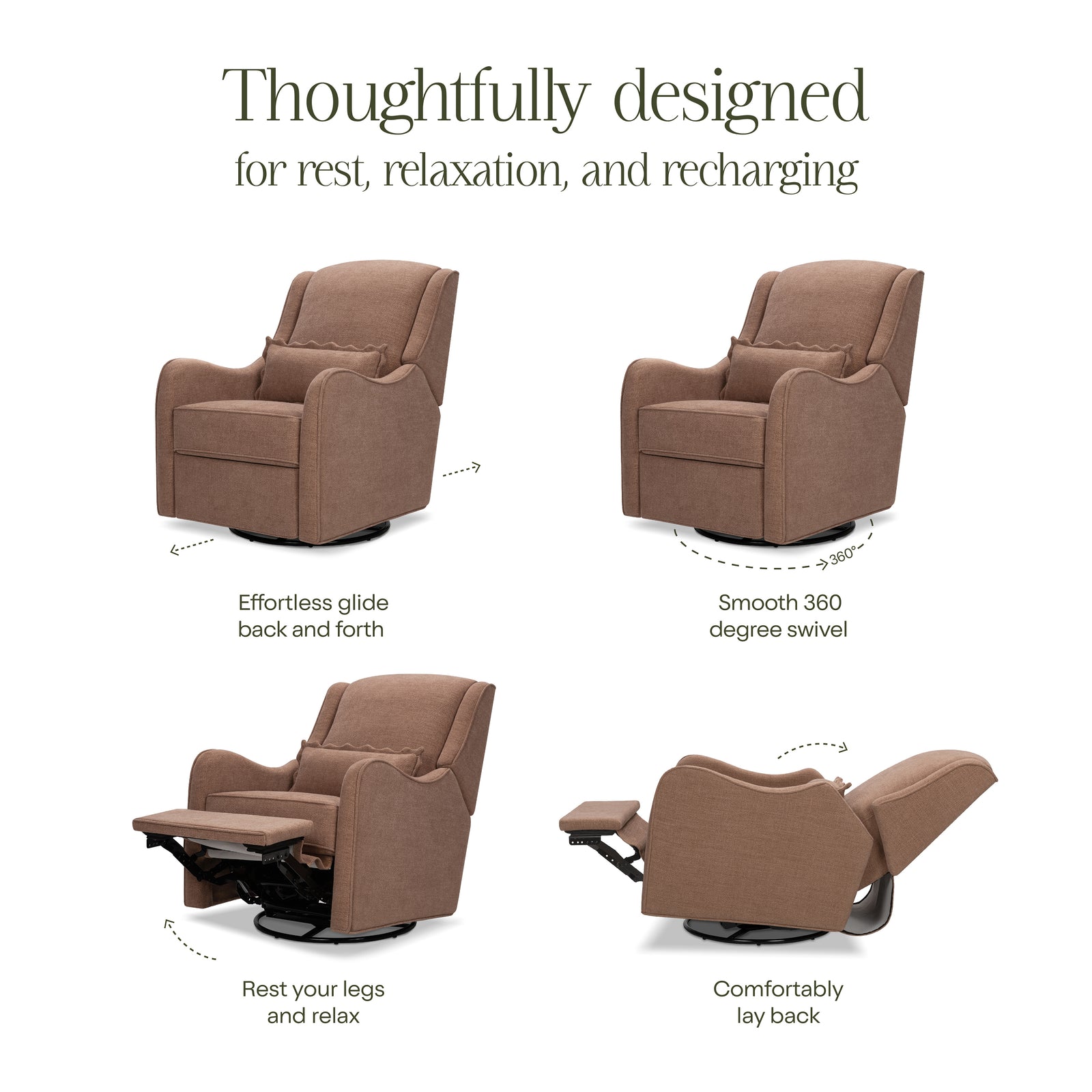 Devon Recliner + Swivel Glider