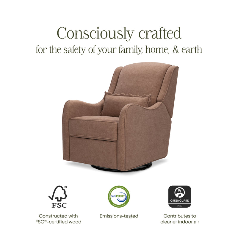 Devon Recliner + Swivel Glider - Performance Eco-Basketweave